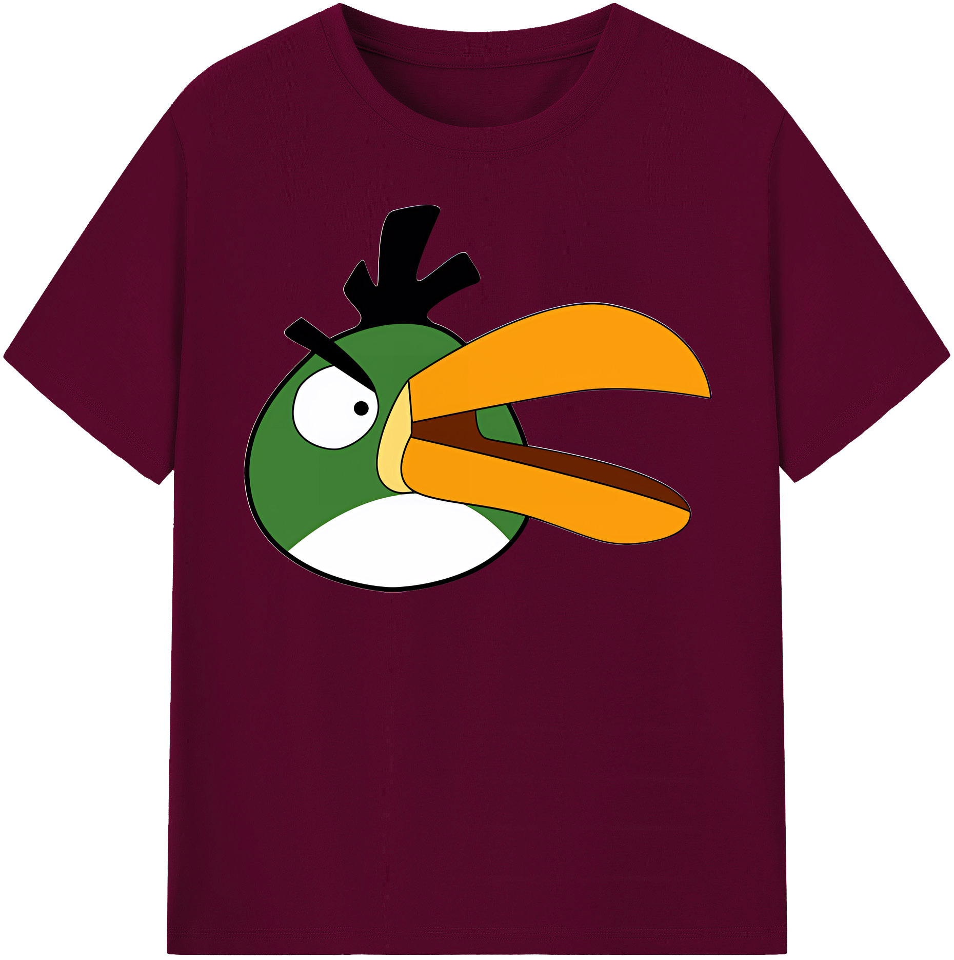 （画像用） Angry Birds アングリーバード レディースカジュアルプリントTシャツ（綿100％）